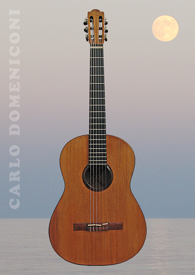 Carlo Domeniconi guitar series postcard design, March 2013