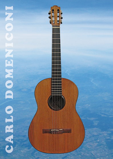 Carlo Domeniconi guitar series postcard design, September 2013