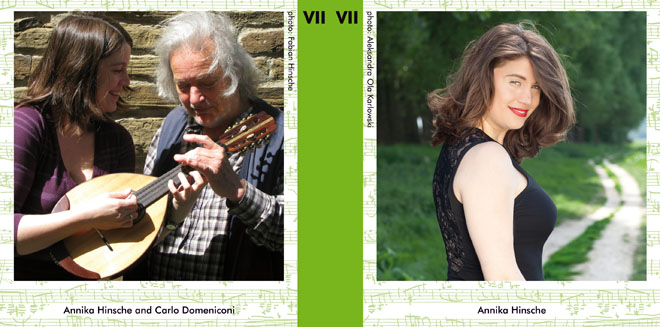 Pages 2 and 15 of the booklet layout for the CD Selected Works VII: 12 Preludes for solo mandolin