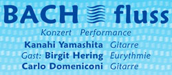Kanahi Yamashita, Carlo Domeniconi und Birgit Hering, Konzert und Performance Oktober 2018 in Berlin