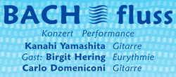 Kanahi Yamashita, Carlo Domeniconi and Birgit Hering, concert und performance October 2018 in Berlin