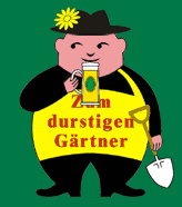 The Thirsty Gardener logo, designed by David John in Berlin