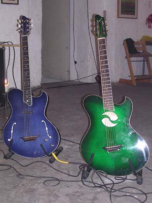 Hugh Featherstone's guitars made by Walter Kraushaar
