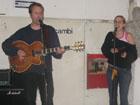 Hugh Featherstone and Kimbastian concert at Rue Bunte, Berlin, 2006
