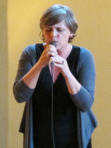 Gerlinde Steigerwald singing with Slow Night, Berlin, 2014 Gerlinde Steigerwald singing with Slow Night, Berlin, 2014