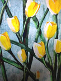 Yellow Tulips 2, a painting by Francis Caruso